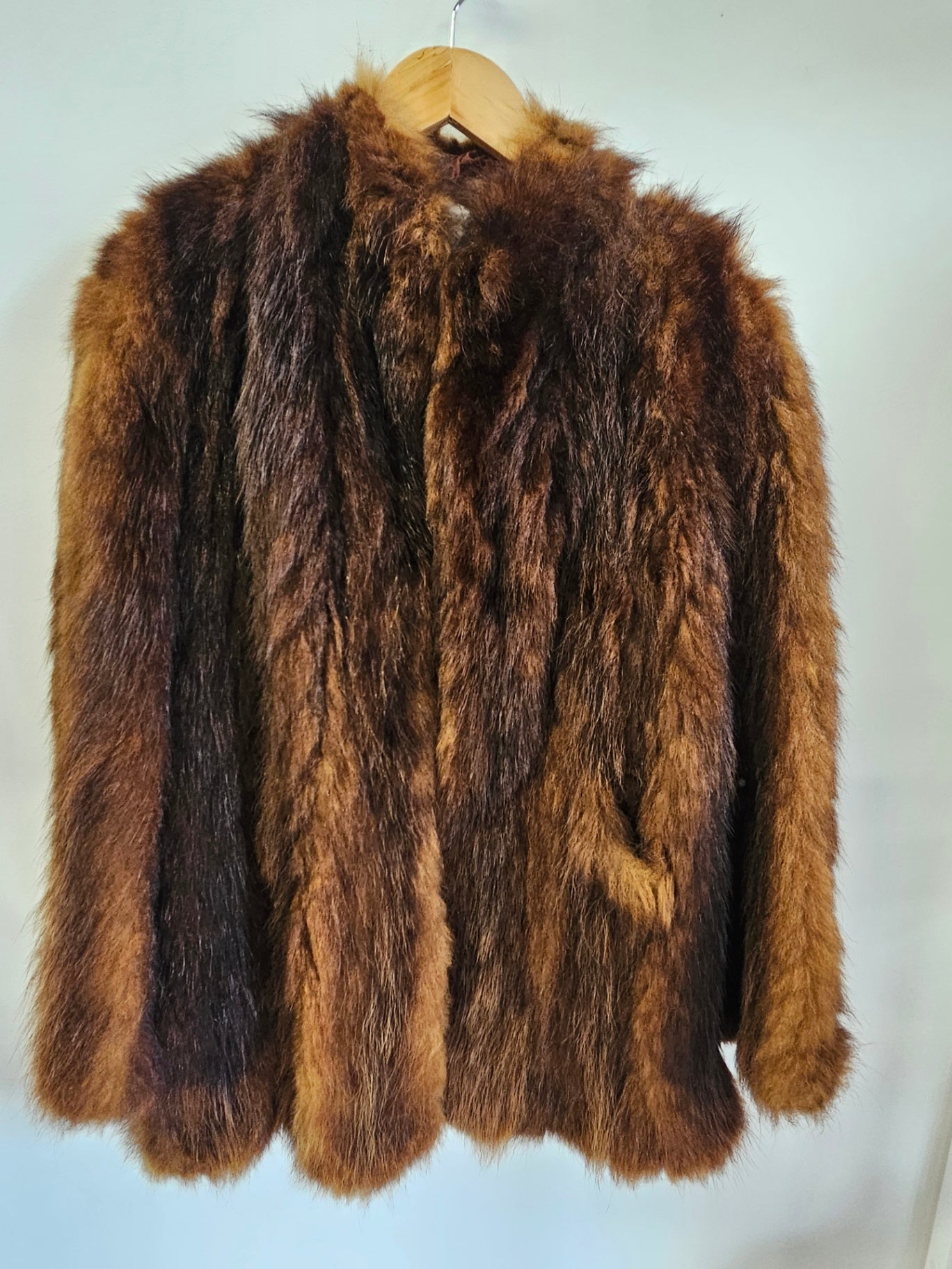 VINTAGE FUR COAT SIZE L