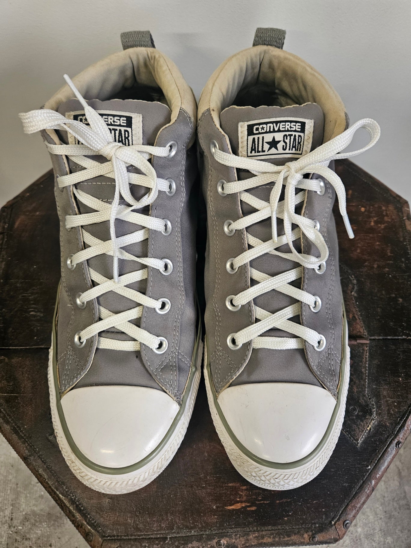 CONVERSE CANVAS SHOES KHAKI SIZE 10UK