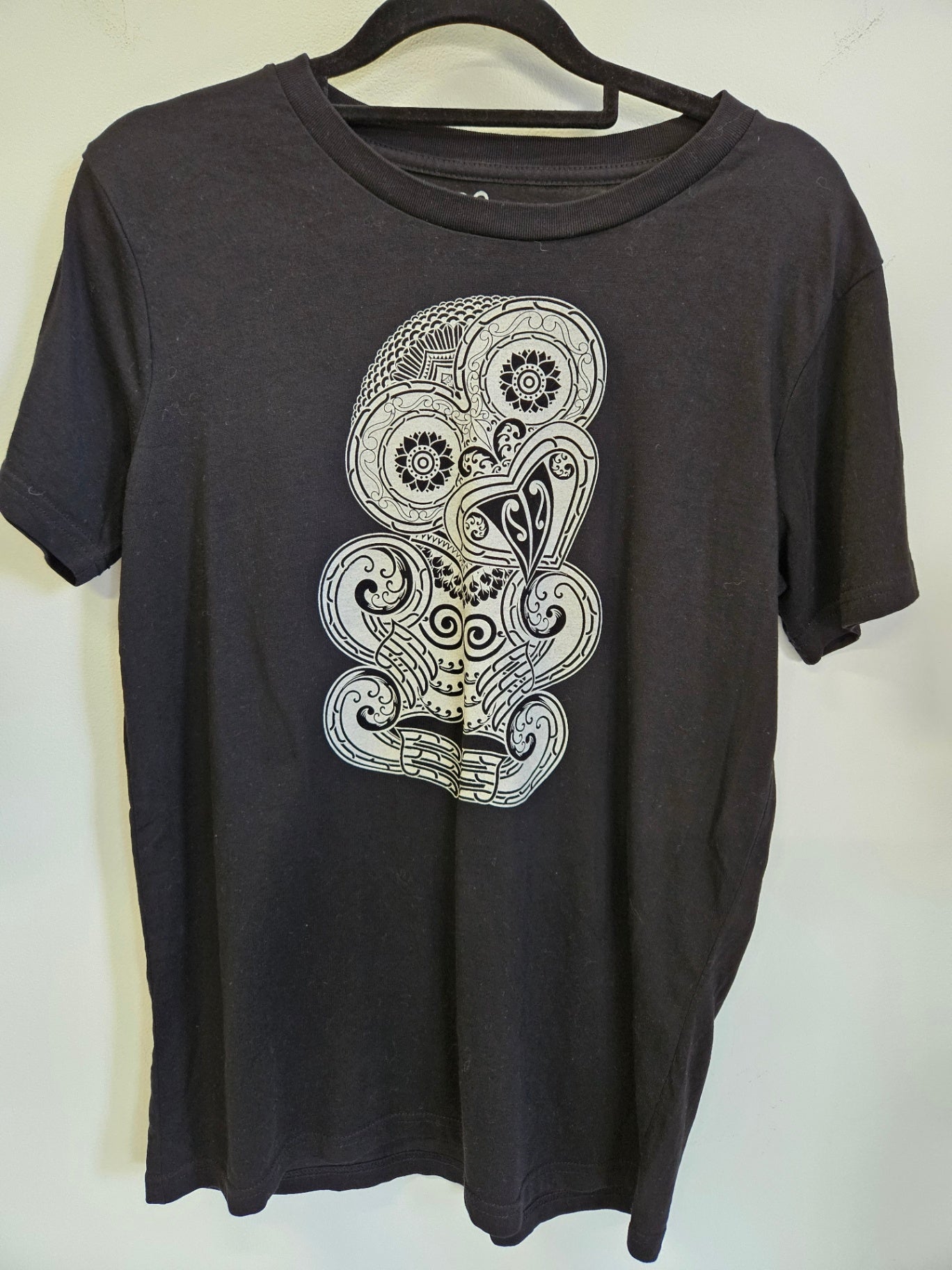 MOKO Cotton GRAPHIC TEE BLACK SIZE S