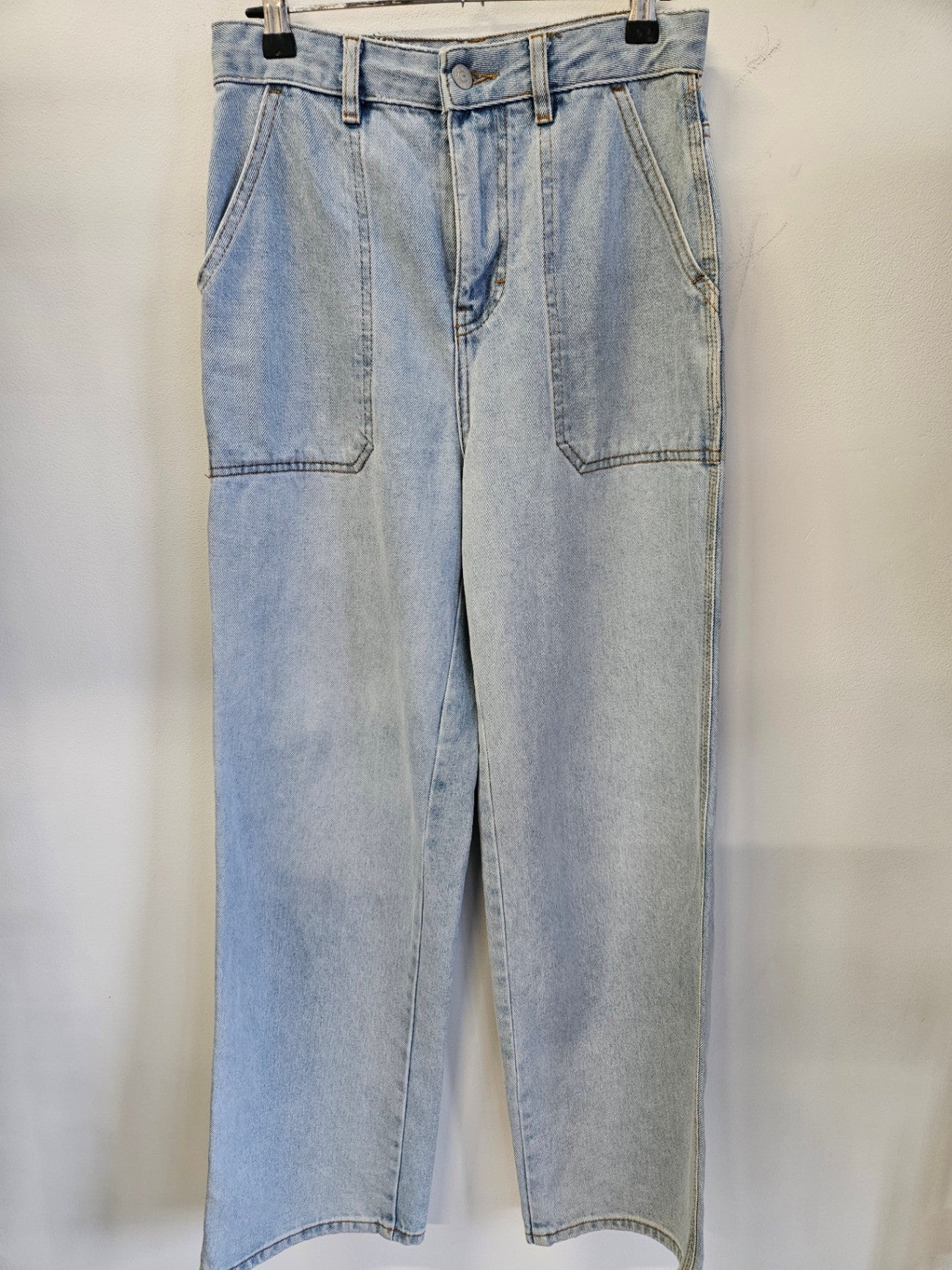 GLASSONS DENIM WIDE JEANS LIGHT BLUE SIZE 6