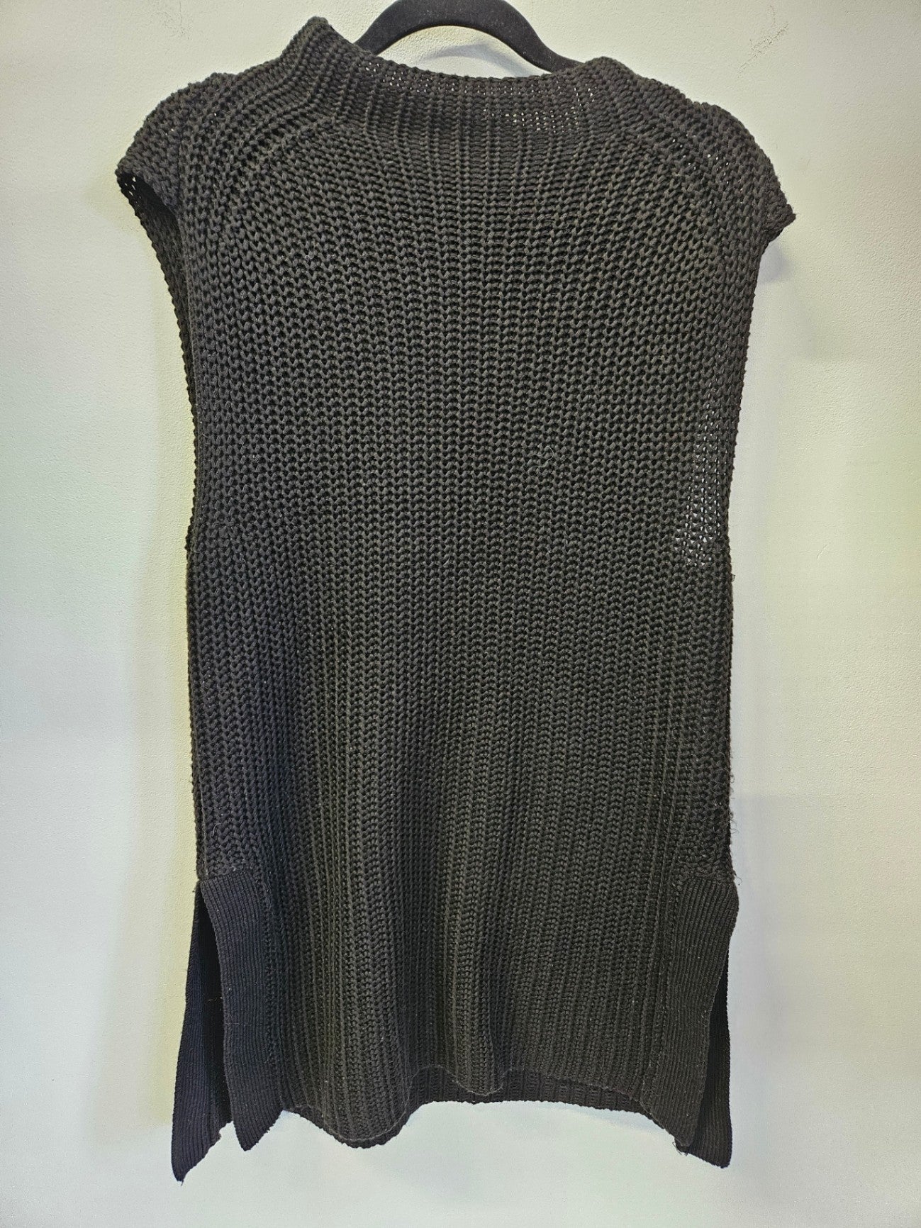 COTTON ON COTTON KNITTED TUNIC BLACK SIZE XL