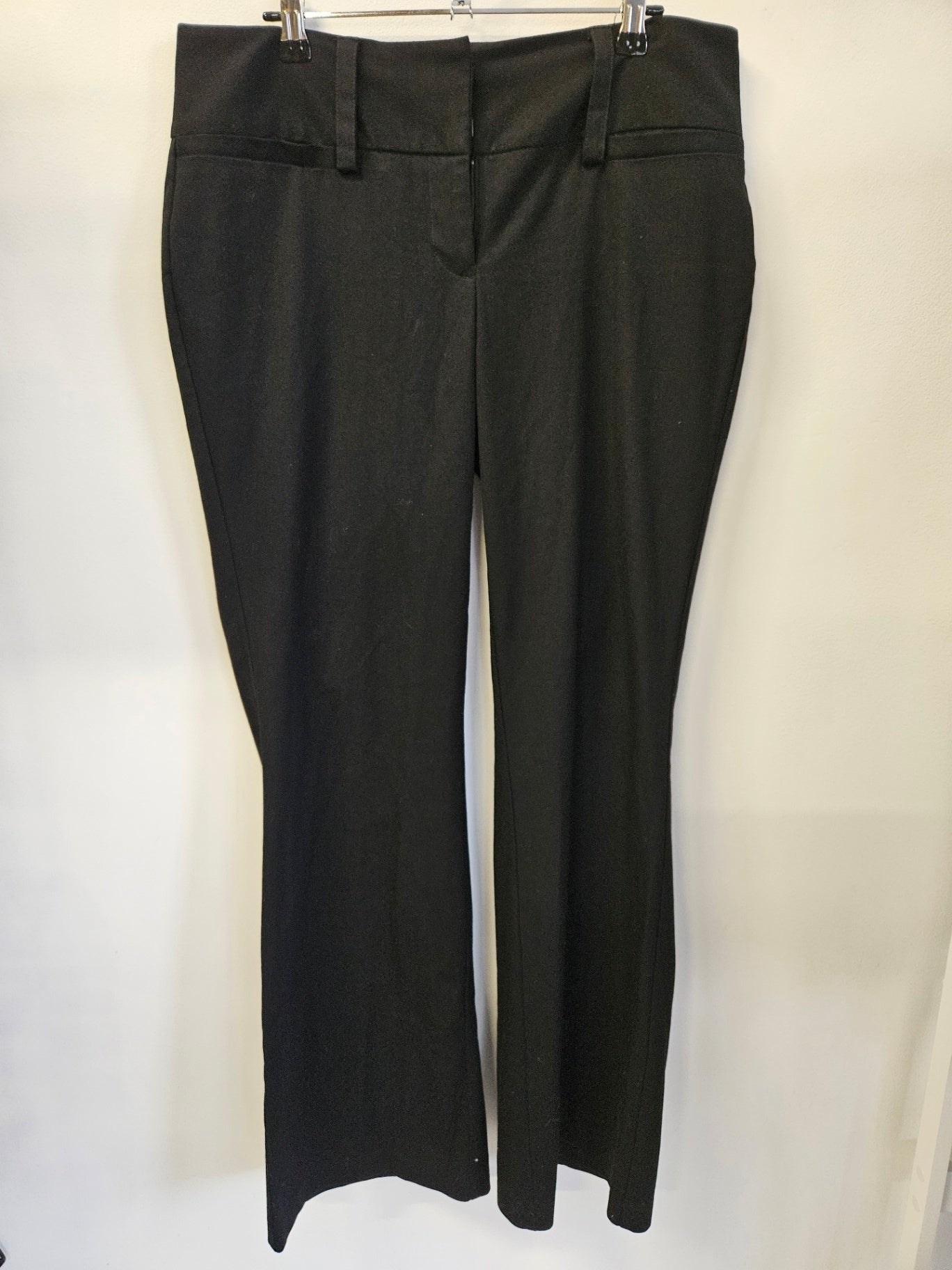 MAURICES RAYON SPANDEX BLEND WIDE LEG PANTS BLACK SIZE 12