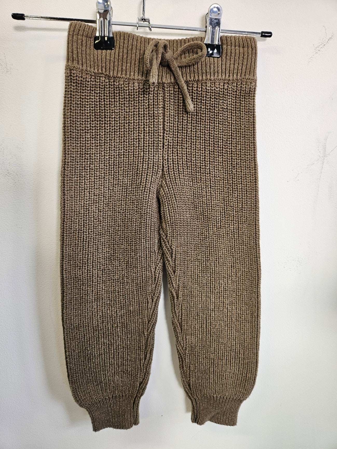 JAMIE KAY WOOL BLEND PANTS KHAKI SIZE 3
