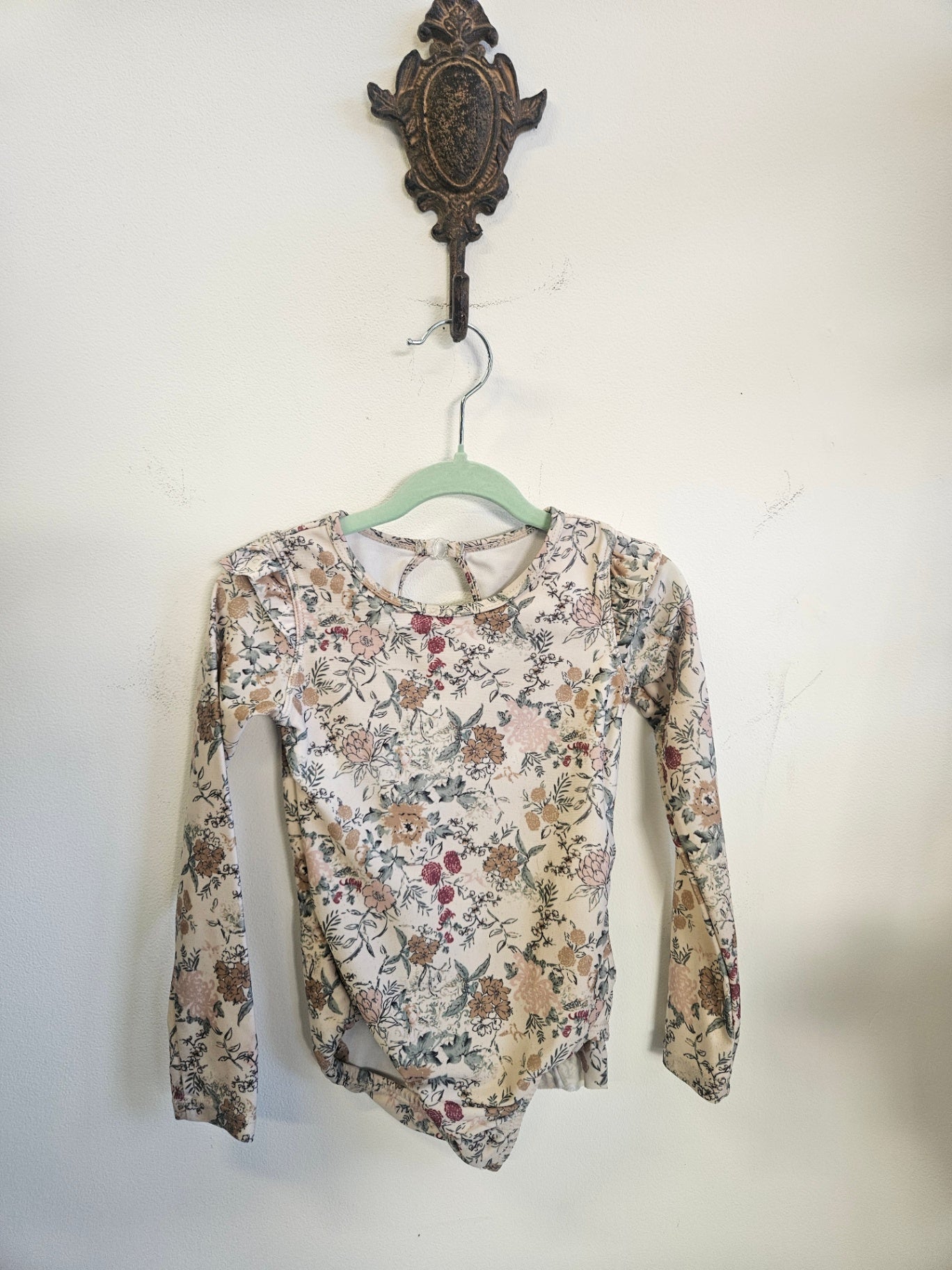 JAMIE KAY SWIMSUIT CREAM FLORAL SIZE 2