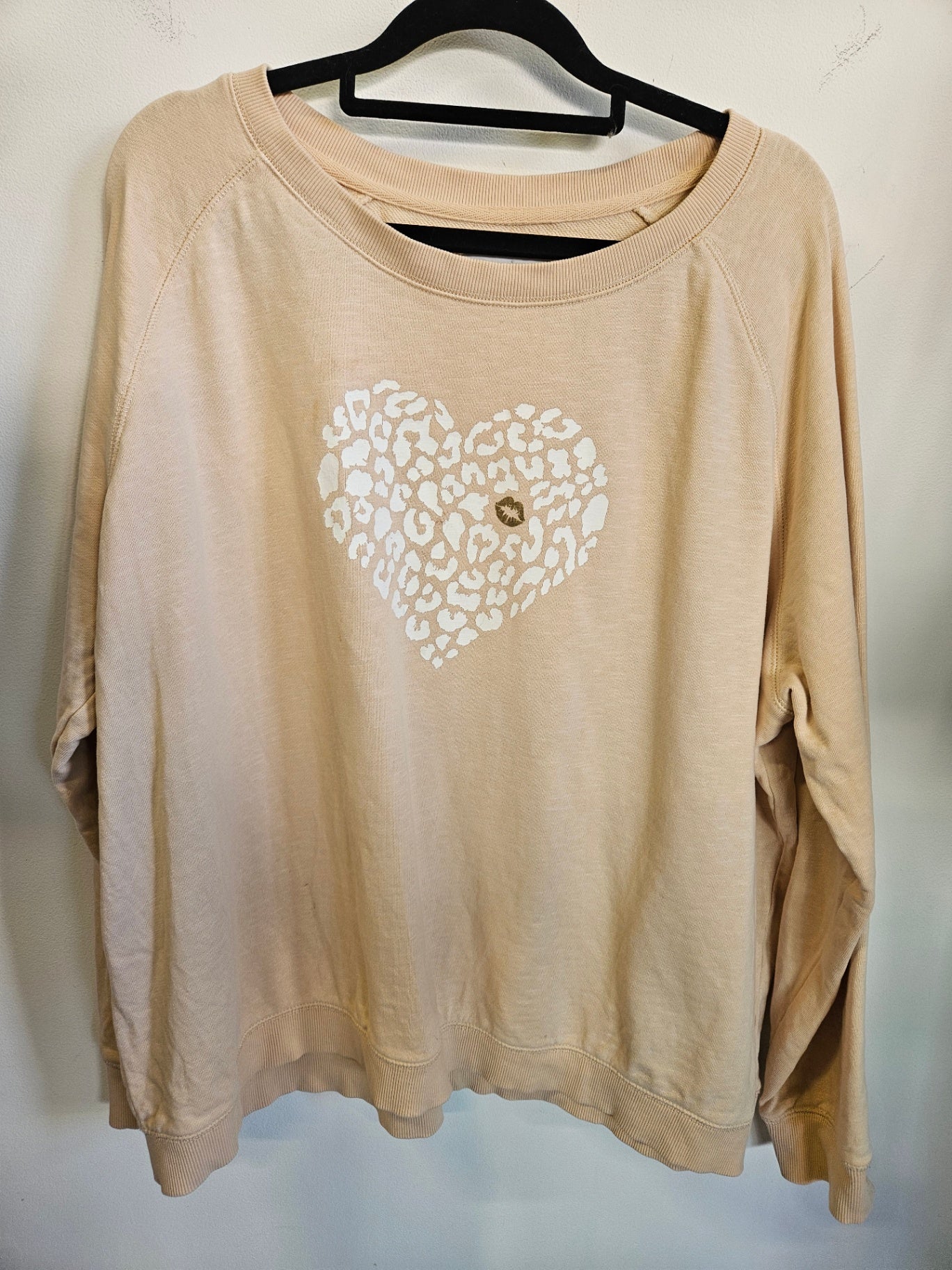 STELLA AND GEMMA COTTON SWEATER CREAM SIZE L