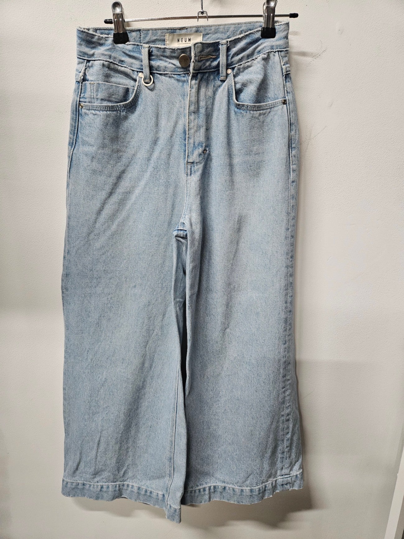 NEUW DENIM WIDE JEANS LIGHT BLUE SIZE 26