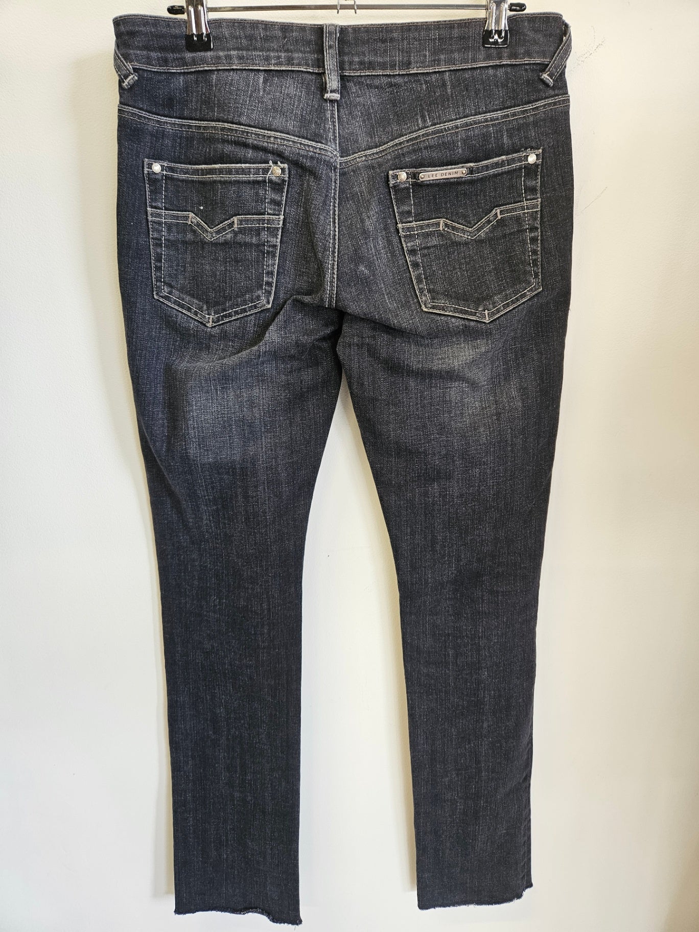 LEE DENIM SUPERUBE JEANS INDIGO WASH SIZE 10