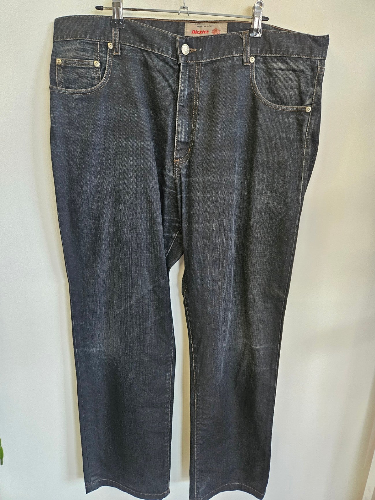 DICKIES DENIM JEANS BLUE BLACK SIZE 40