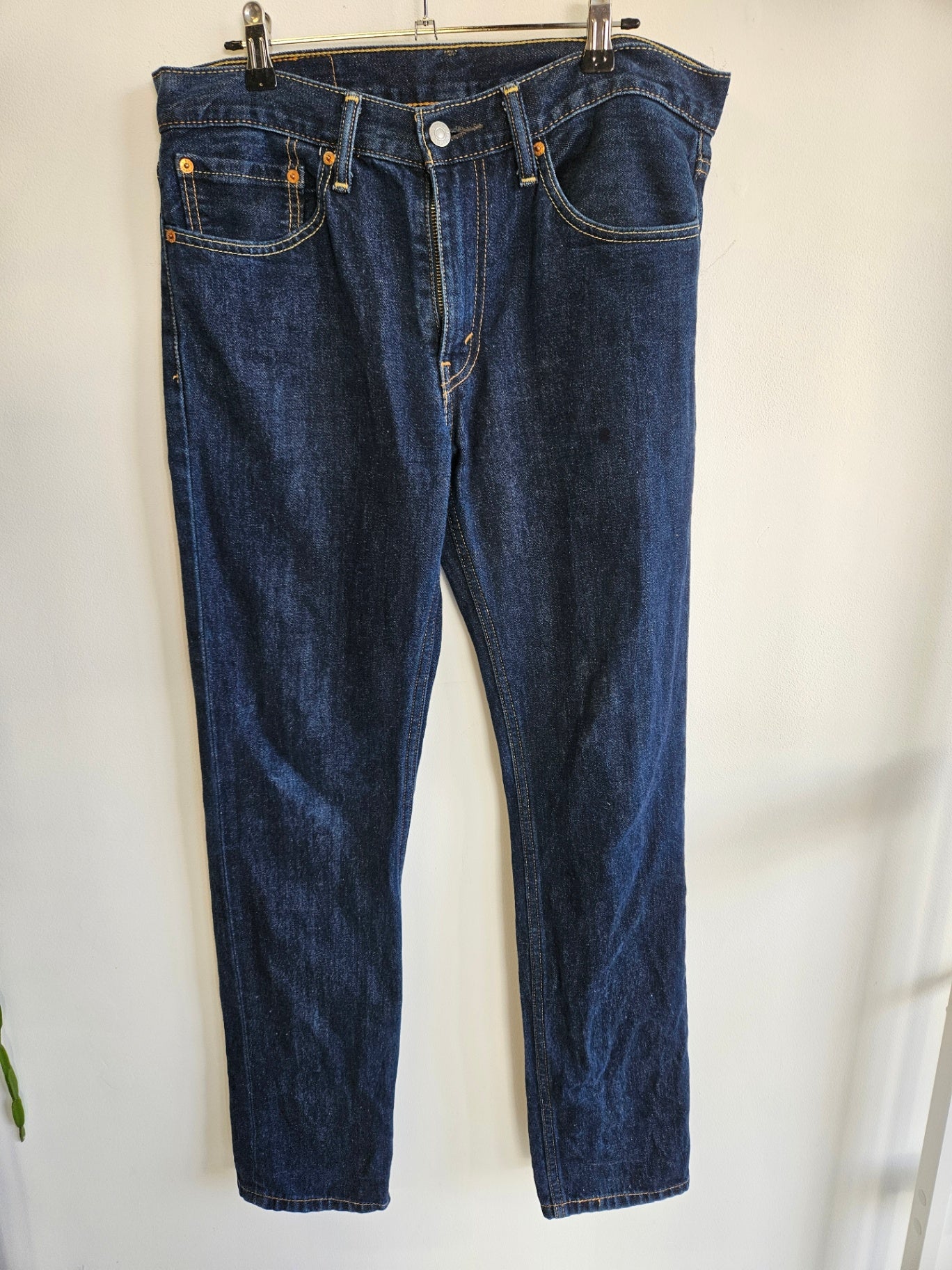 LEVIS 511 DENIM JEANS DARK BLUE SIZE 32/32