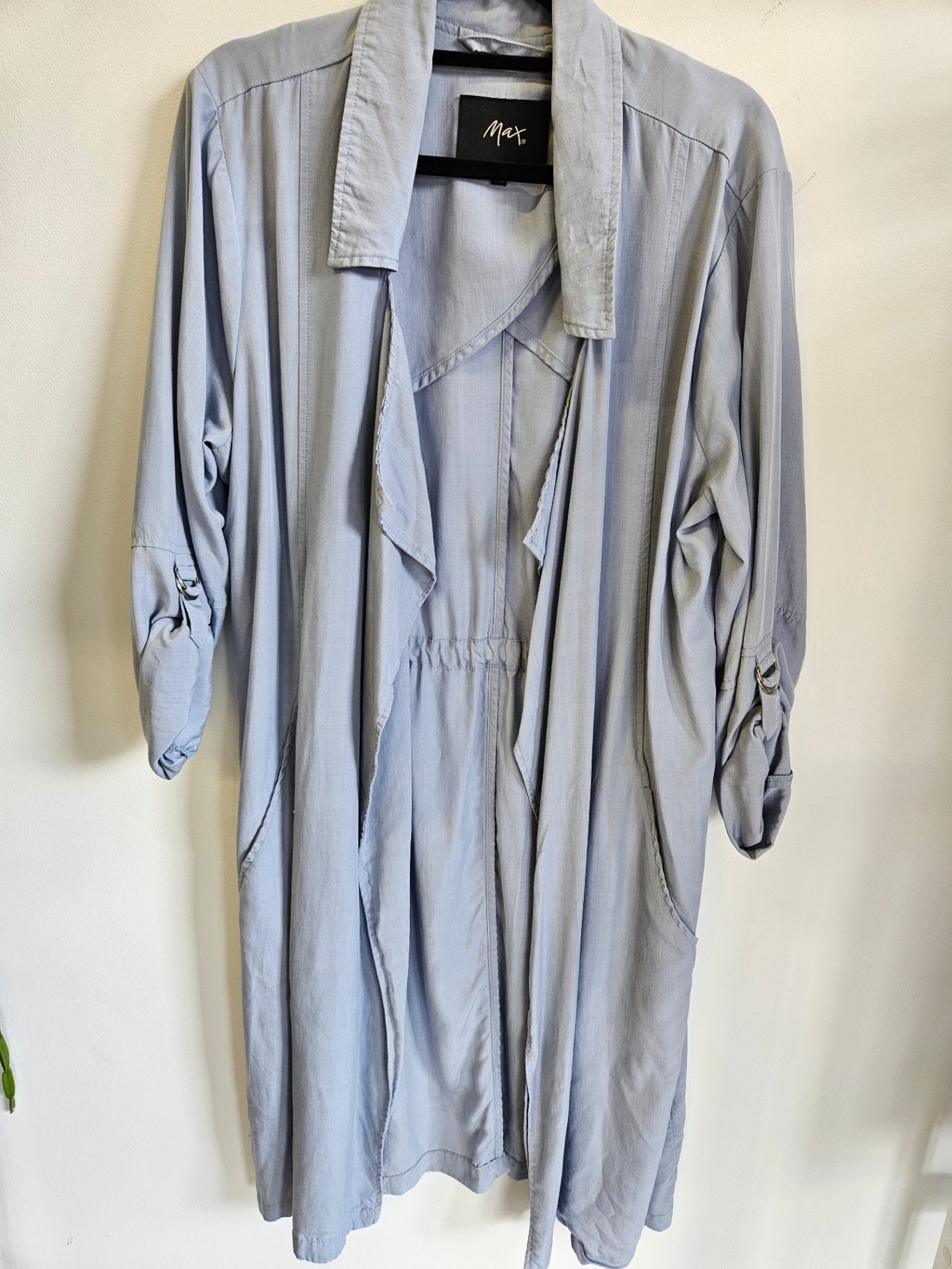 MAX LYOCELL DUSTER Light Gray SIZE 14