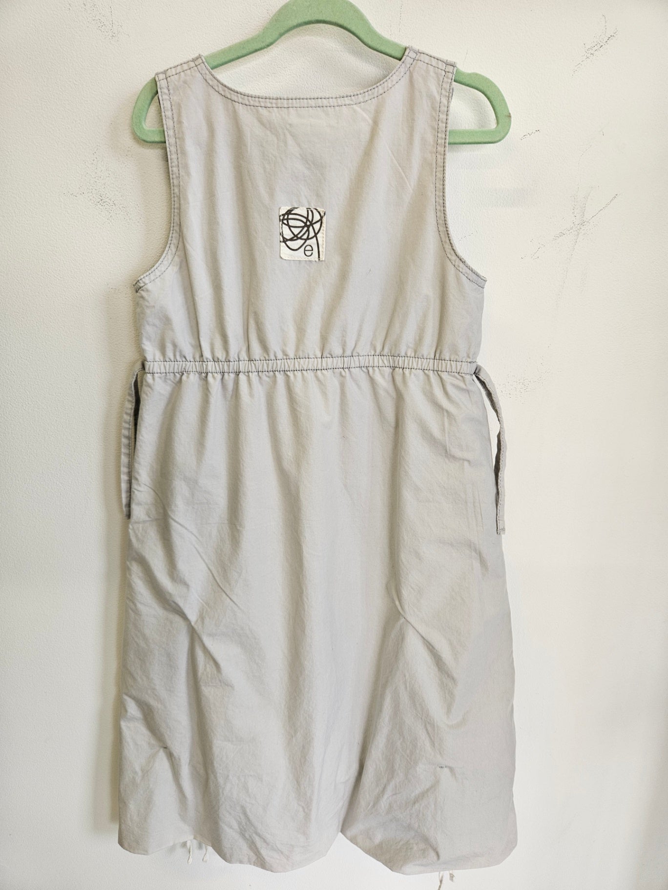 EENI MEENI COTTON DRESS GREY SIZE 6