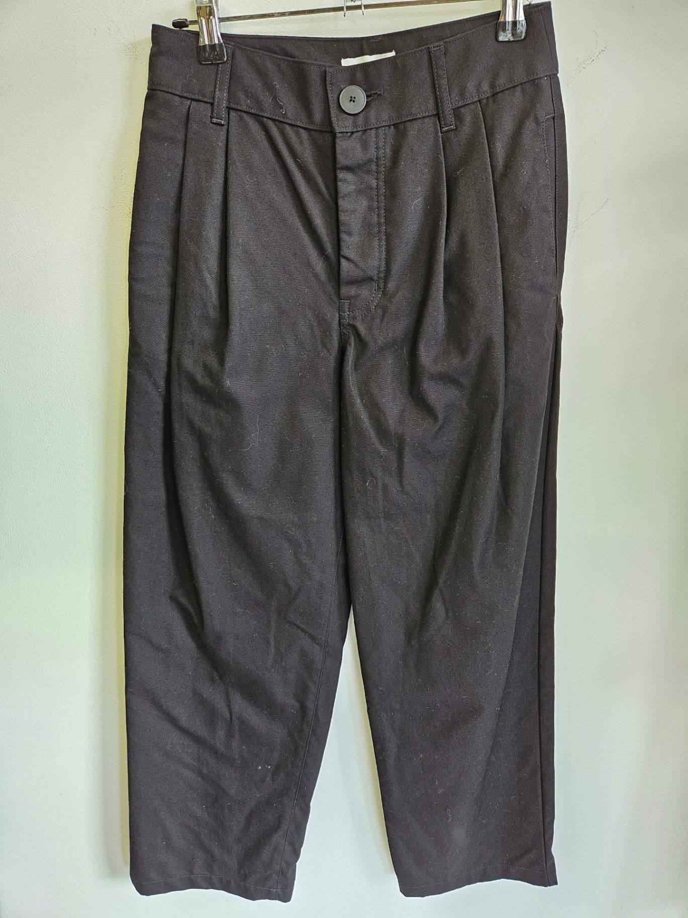 KOWTOW COTTON PANTS BLACK SIZE XXS