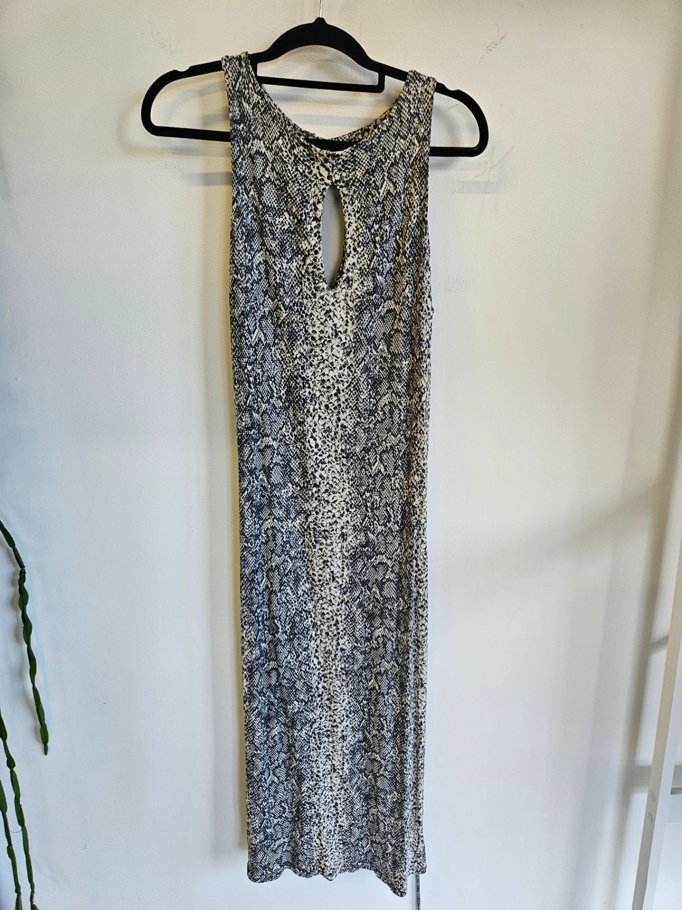 DAVID POND VISCOSE DRESS SNAKE PRINT SIZE 10