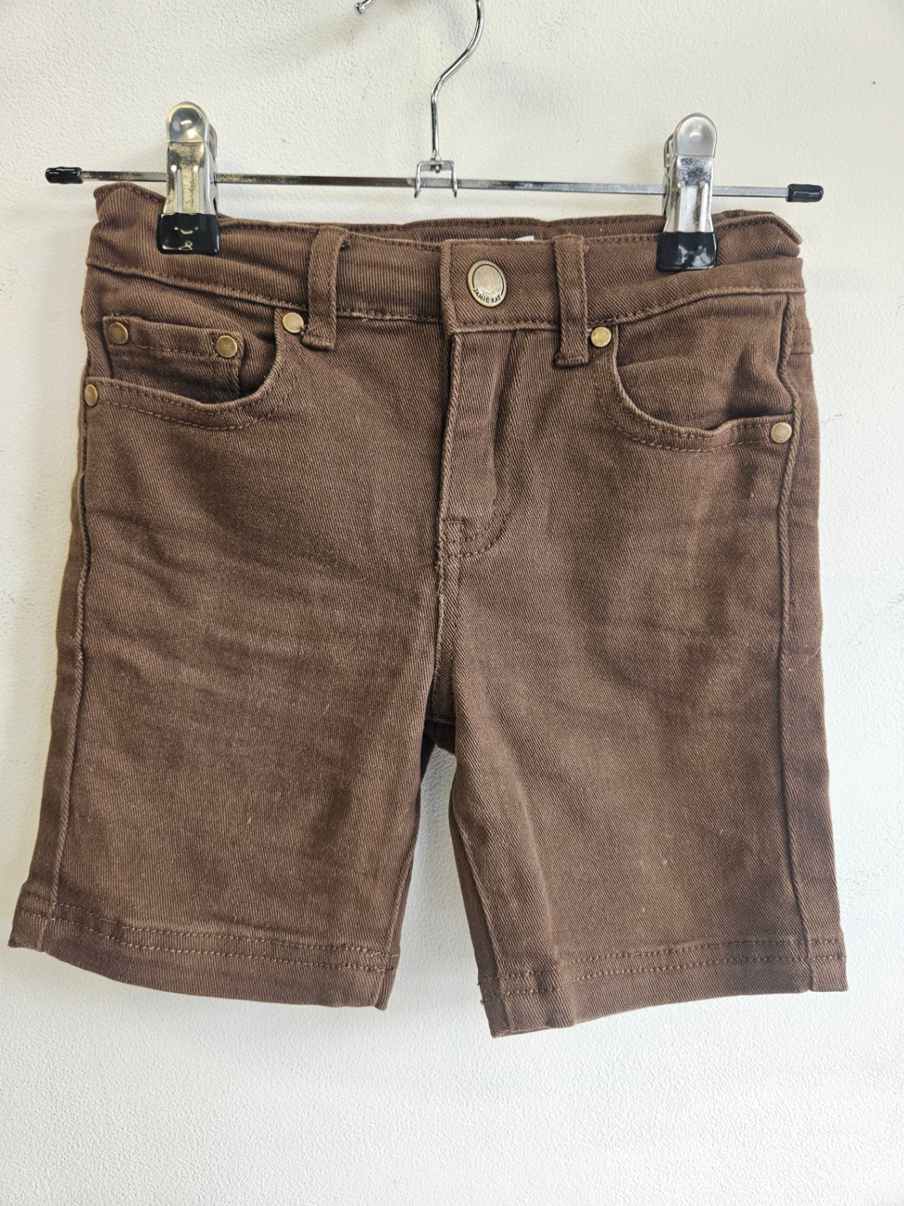 JAMIE KAY COTTON SHORTS BROWN SIZE 3