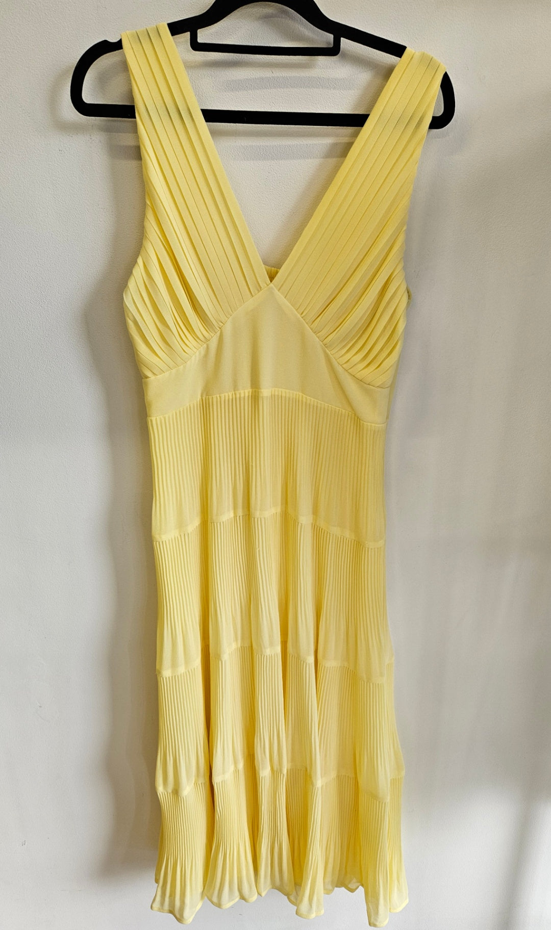 HARLOW CHIFFON FORMAL MAXI DRESS YELLOW SIZE 10