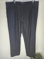 I LOVE UGLY COTTON LINEN PANTS BLACK SIZE XL