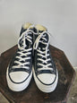 CONVERSE HI TOPS BLACK WHITE SIZE 11US