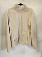 UNIQLO SHERPA ZIP UP SWEATER JACKET CREAM SIZE M