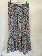 STELLA AND GEMMA VISCOSE MAXI SKIRT PURPLE GREEN CAMO SIZE 8