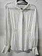 OLIVER BLACK LONG SLEEVE TOP WHITE SIZE 12