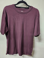 UNIQLO COTTON BASIC TEE BURGUNDY SIZE S