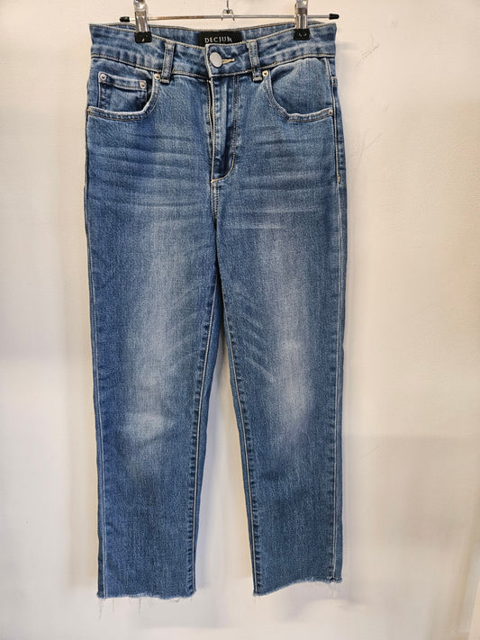 DECJUBA DENIM JEANS MID BLUE SIZE 8
