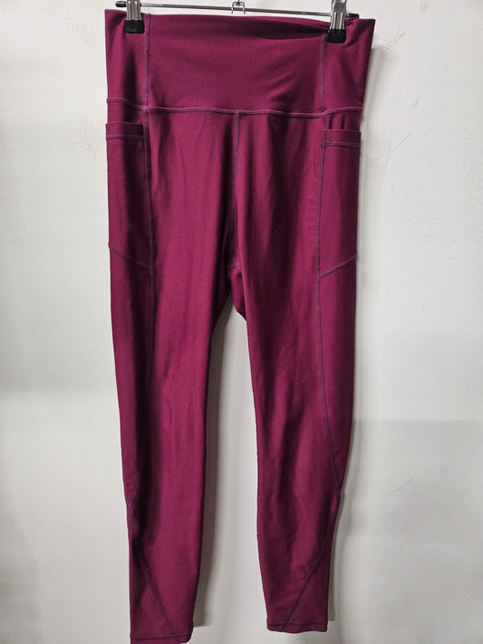 CADENSHAE ELASTANE BLEND ACTIVE FULL TIGHTS FUSCHIA SIZE M
