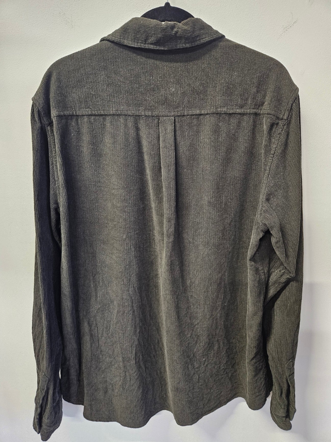 DICKIES CORDUROY SHIRT OLIVE SIZE L