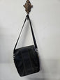 CHIVAS LEATHER LOOK CROSSBODY MANBAG BLACK SIZE