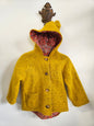 KLEIN SCHUBBJUK WOOL COAT MUSTARD SIZE 2
