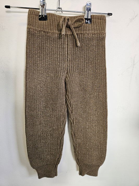 JAMIE KAY WOOL BLEND PANTS KHAKI SIZE 3