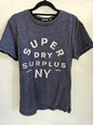 SUPERDRY HEMP? T SHIRT DENIM SIZE M