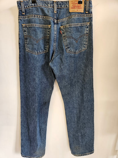 LEVIS DENIM JEANS MID BLUE SIZE 32/30