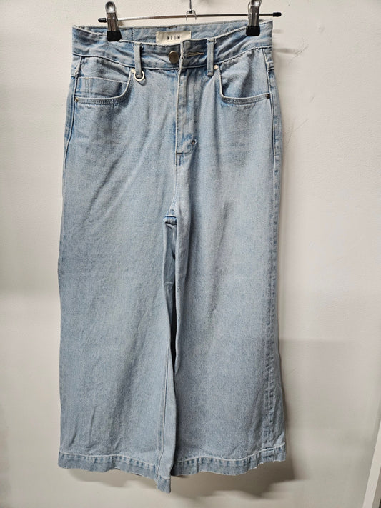 NEUW DENIM WIDE JEANS LIGHT BLUE SIZE 26