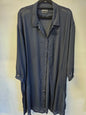NOOZ COTTON BLEND DRESS NAVY SIZE L