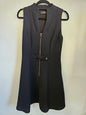 CUE POLYESTER ELASTANE MINI DRESS BLACK SIZE 8