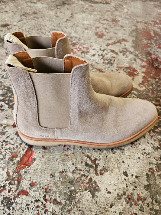 COMMON PROJECTS ITALIAN SUEDE BOOTS BEIGE SIZE 40