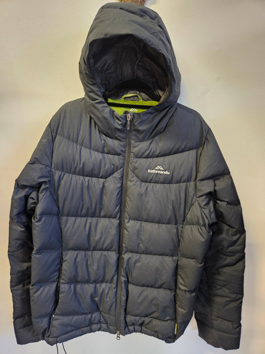 KATHMANDU POLYESTER JACKET BLACK GREEN SIZE 16