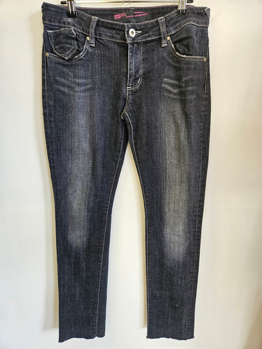 LEE DENIM SUPERUBE JEANS INDIGO WASH SIZE 10