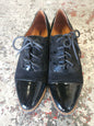 BRESLEY LEATHER AND SUEDE SHOES BLACK SPOT SIZE 40