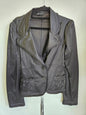 DENNY ROSE SATIN BLAZER BLACK SIZE L