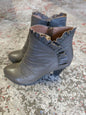FOOTLOOSE LEATHER BOOTS KHAKI SIZE 40