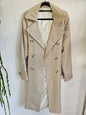 PAGANI RAYON BLEND COAT BEIGE HOUNDSTOOTH SIZE 10