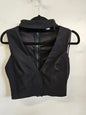 LUVALOT ELASTANE SLEEVELESS TOP Black SIZE 10