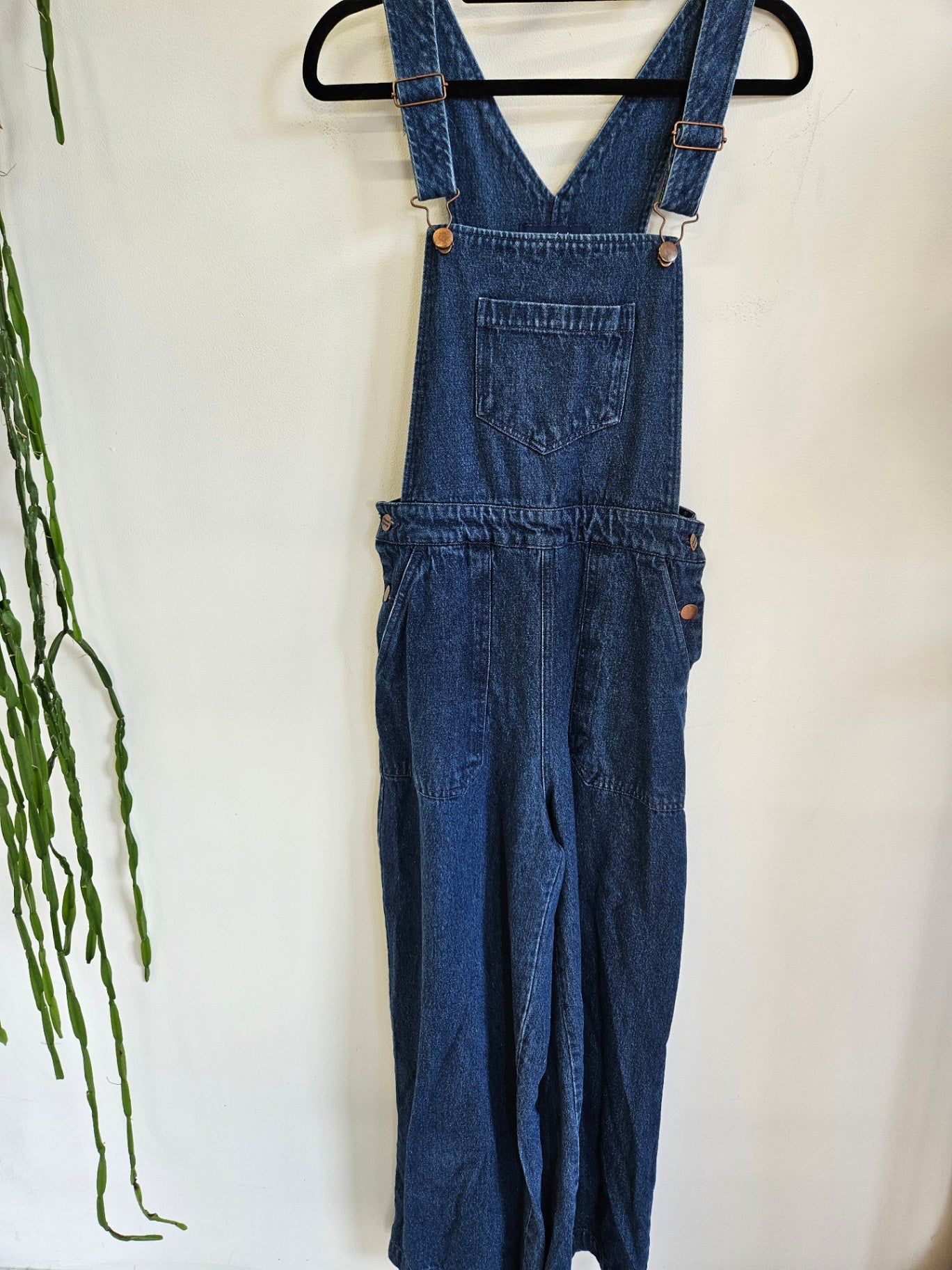 PRINCESS HIGHWAY DENIM OVERALLS DARK BLUE SIZE 8