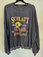 SCHLATT CO COTTON SWEATER CHARCOAL SIZE L