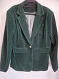 VELVET BLAZER EMERALD SIZE XL