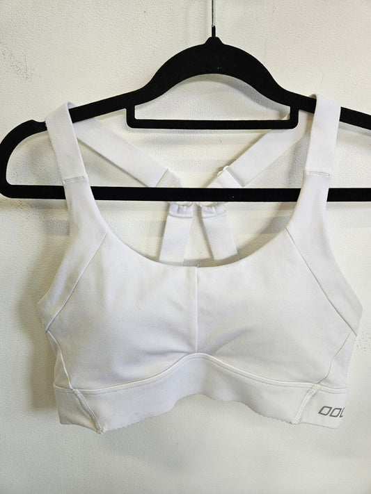 LORNA JANE ACTIVE BRA WHITE SIZE XS