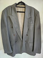 DESIGNER APPAREL WOOL BLAZER CHARCOAL SIZE 18