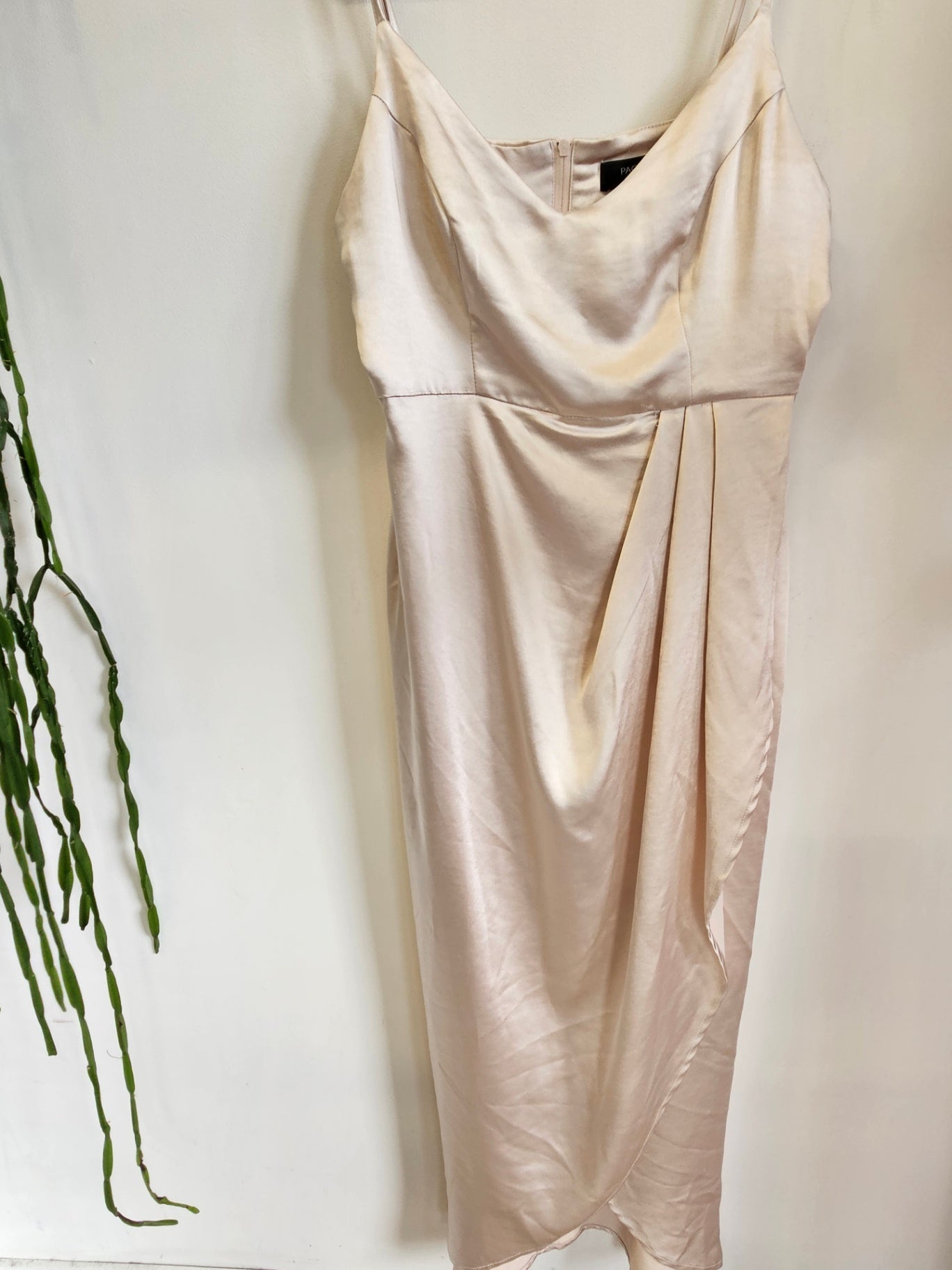 PAGANI SATIN FORMAL DRESS PALE PINK SIZE 12